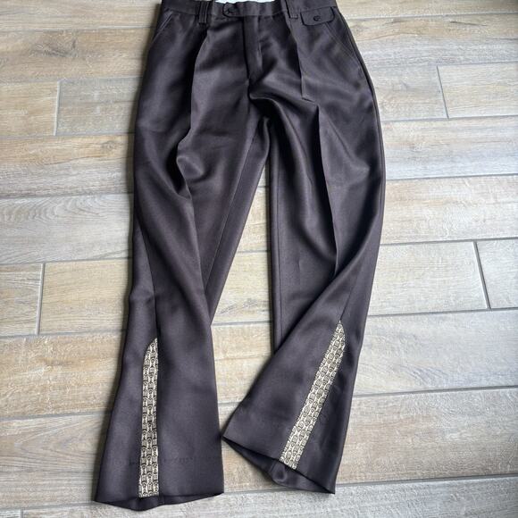 NWT Steve Harvey Celebrity Edition Men's 34x34 Dress Pants Toffee Brown Office - Picture 11 of 14